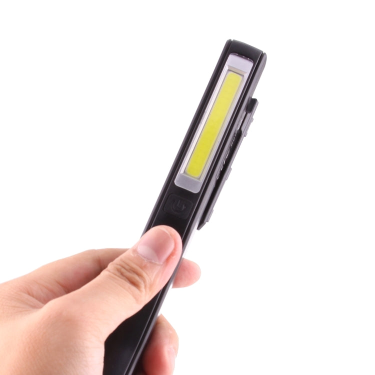 مصباح LED COB ثنائي الوضع مع مشبك قلم مغناطيسي قابل للدوران بزاوية 90 درجة