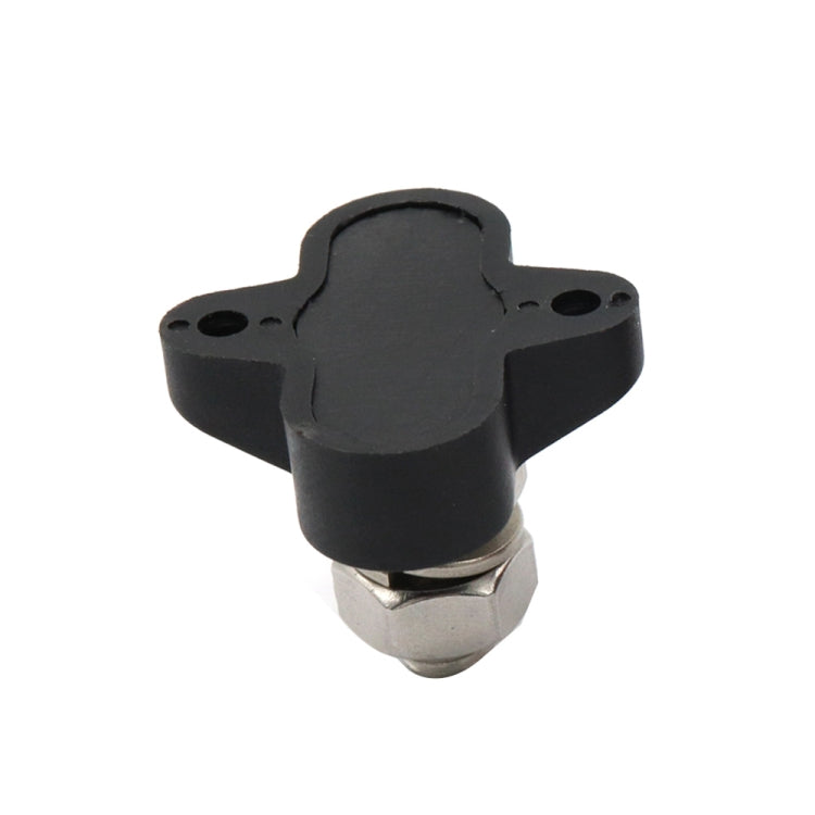 Single Heavy-Duty Terminal Studs Black M10 Bus Bar for Car / RV / Boat, M10 Black