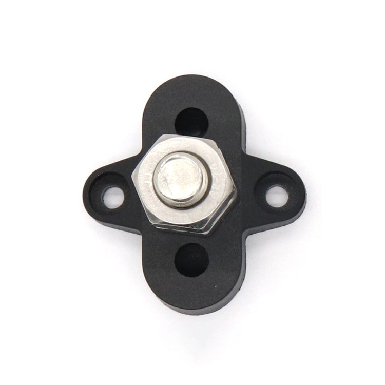 Single Heavy-Duty Terminal Studs Black M10 Bus Bar for Car / RV / Boat, M10 Black