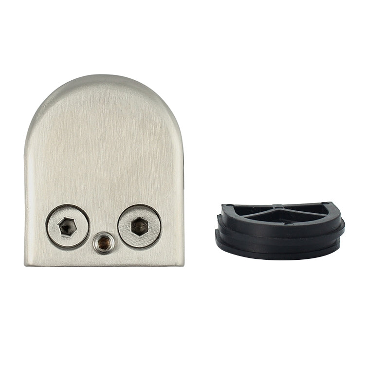 8-12mm Flat Bottom Matte Polished 201 Stainless Steel Fixed Clip Railing Glass Wood Layer Board Clamp Bracket, 8-12mm, Flat Bottom, 201 Stainless Steel
