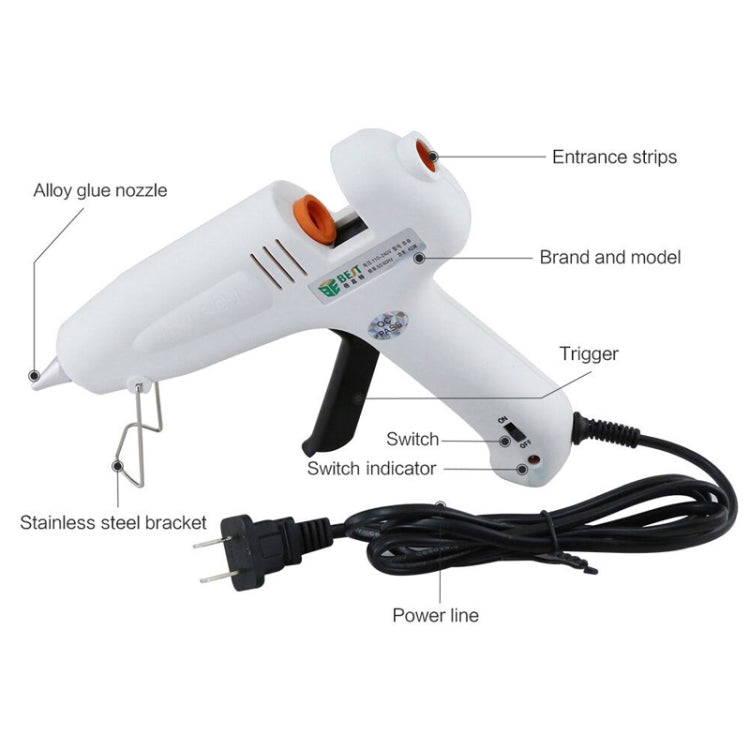 BEST-B-B AC 220V Hot Pneumatic Glue Gun, BEST-B-B