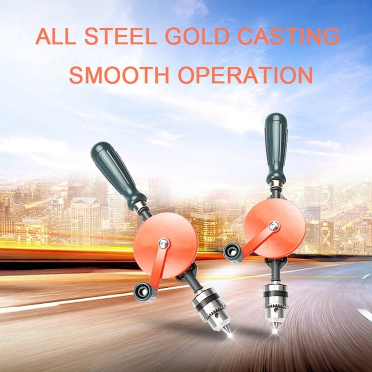Powerful Manual Drill Steel Precision Casting DIY Woodworking Drill Universal Hand Drill Teaching Supplies Tools, Woodworking Drill