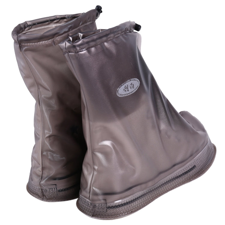 Fashion PVC Non-slip Waterproof Thick-soled Shoe Cover Size: XXXL, XXXL, Size: XXXL