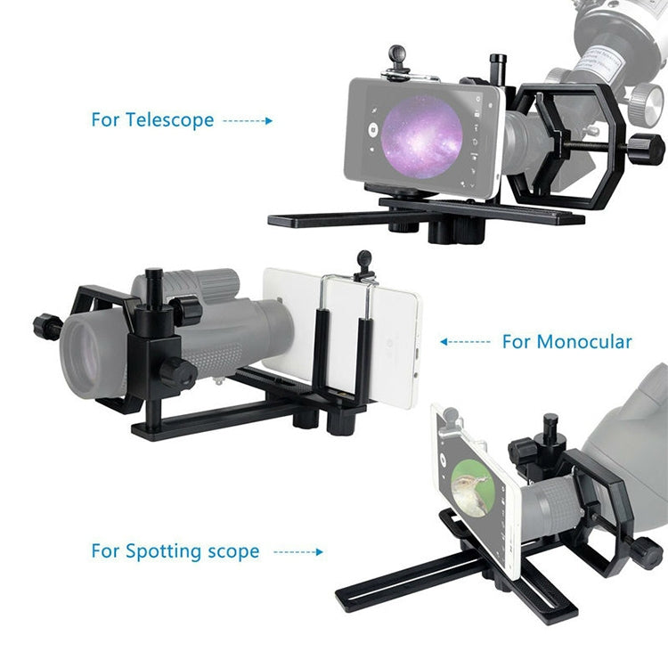 Datyson 5P0010L Telescope Photography Stand, Standard + 2 Phone Holder