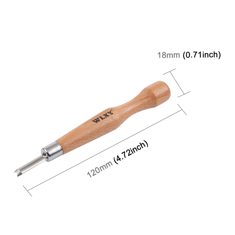 WLXY 12 PCS / Set Wood Carving Chisels Knife Basic Woodcut Working Handmade Rubber Stamps Hand Tools, WL-9330