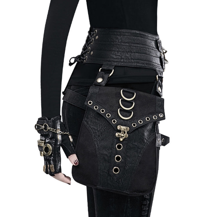 FBG003BK Ladies PU Leather Waist Bag, Size: 23 x 19.5cm, Strap Length: 130cm, 23 x 19.5cm