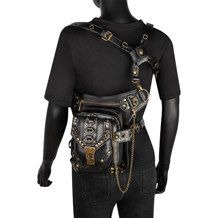 HG043 Retro One-shoulder Bag Cross-body Bag Waist Bag for Ladies, Size: 34 x 30cm, 34 x 30cm