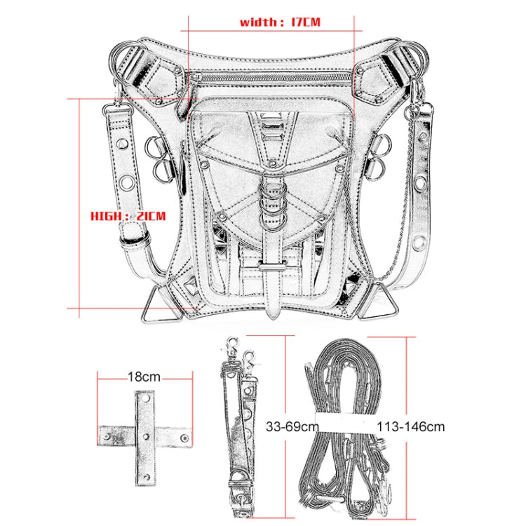 HG064 One-shoulder Bag Cross-body Bag Outdoor Mobile Phone Waist Bag for Ladies, About 21 x 17cm