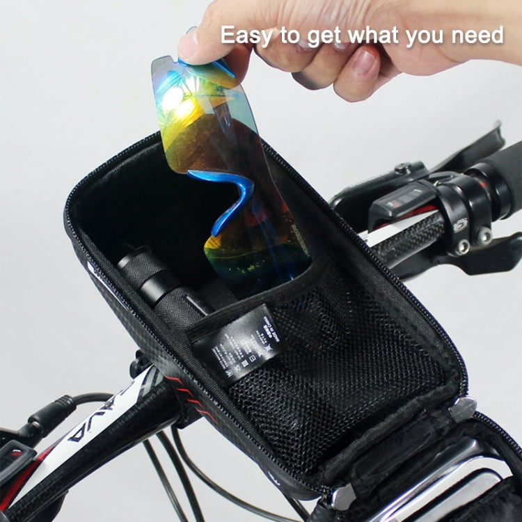WILD MAN E1 Waterproof Front Bag MTB Mobile Phone Sets Bicycle Tube Bag Riding Accessories