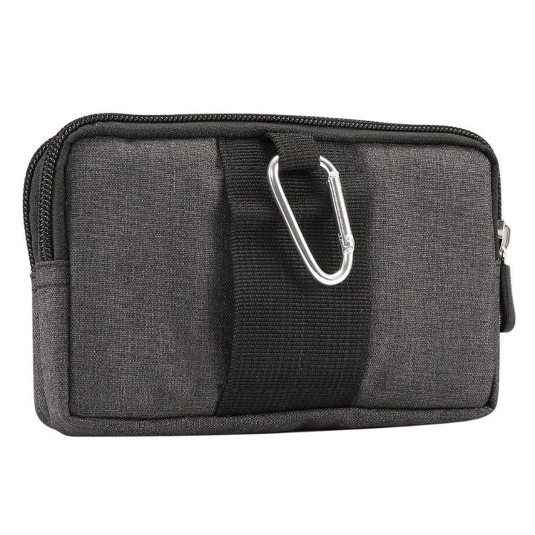 Sports Denim Universal Phone Bag Waist Bag for 5.5~6.3 inch Smartphones, Size: L, L