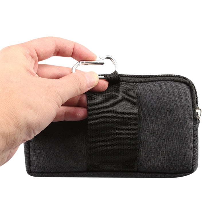Sports Denim Universal Phone Bag Waist Bag for 5.5~6.3 inch Smartphones, Size: L, L