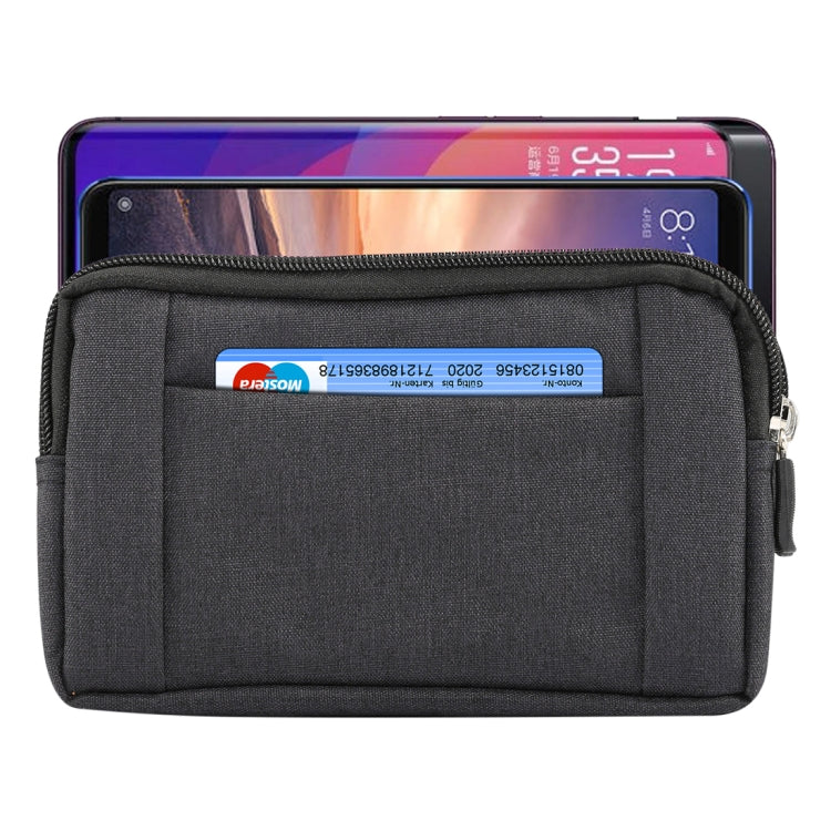 Sports Denim Universal Phone Bag Waist Bag for 6.4~6.5 inch Smartphones, Size: XL, XL
