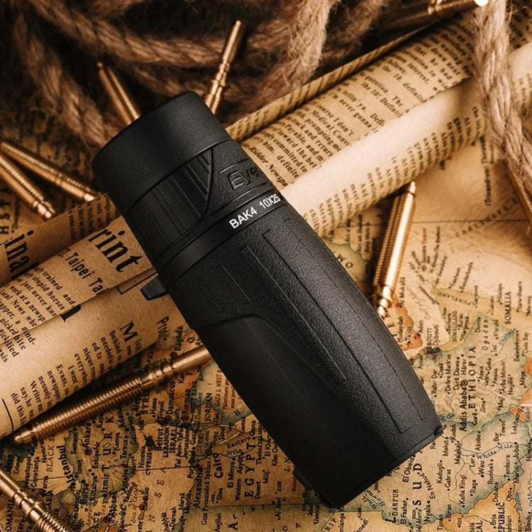 Eyeskey 10X25 Portable Monocular Binoculars Large-field Low-light Night Vision Telescope