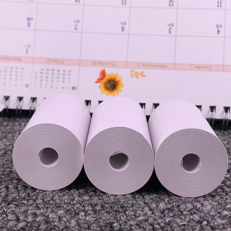 10 قطع من ملصقات ورق الطابعة الحرارية لـ PAPERANG P1/ P2 / A6، الحجم: 57 × 30 مم