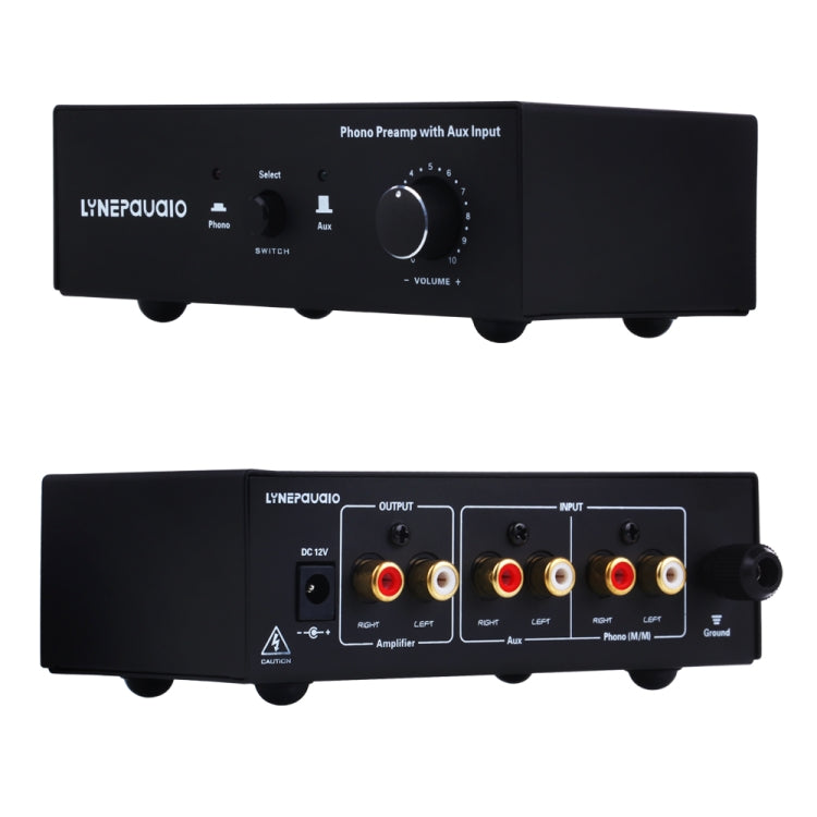 B855 LINEPAUDIO مضخم إشارة الهاتف المسبق مع مدخل مساعد وتحكم في مستوى الصوت