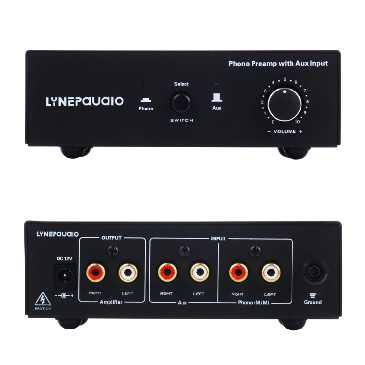 B855 LINEPAUDIO مضخم إشارة الهاتف المسبق مع مدخل مساعد وتحكم في مستوى الصوت