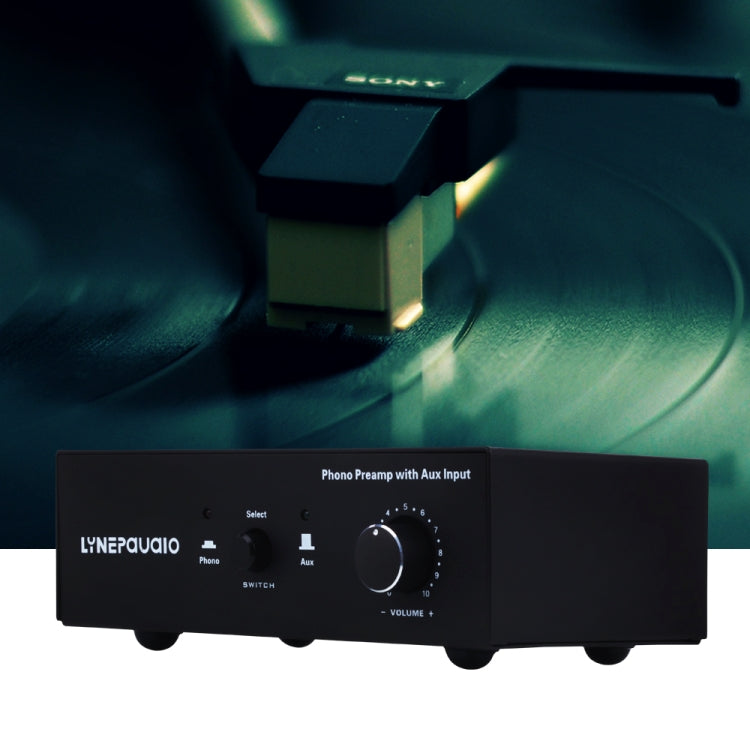B855 LINEPAUDIO مضخم إشارة الهاتف المسبق مع مدخل مساعد وتحكم في مستوى الصوت