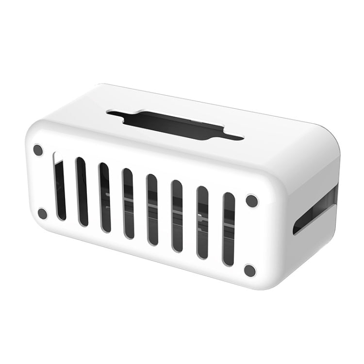 ORICO CMB-18 Separating Design ABS Electrical Socket Storage Box Power Cable Manager Case with Phone / Tablet Holder for Desk, Living Room, Office, Bedroom, CMB-18