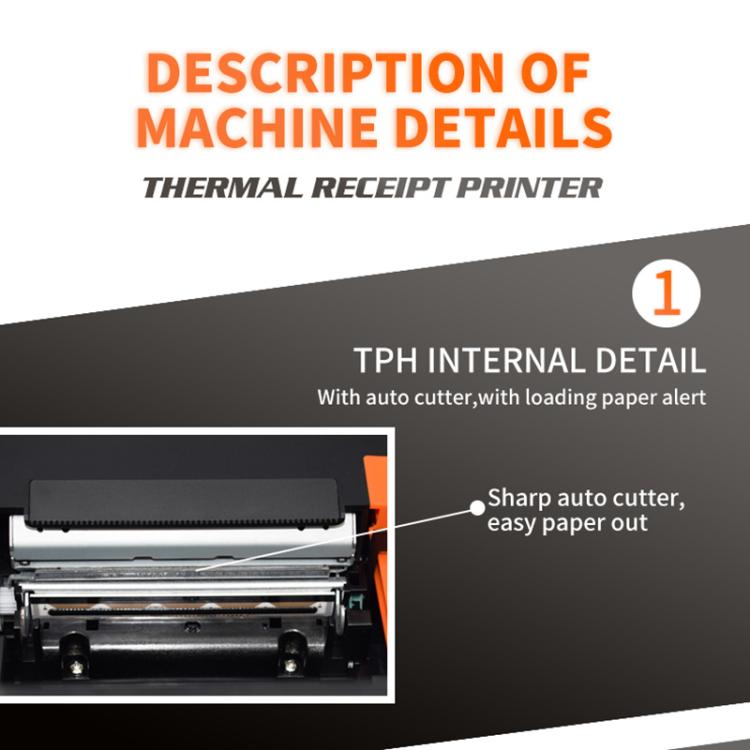 ZJ-8360 II USB and LAN Interface Auto-cutter 80mm Thermal Receipt Printer
