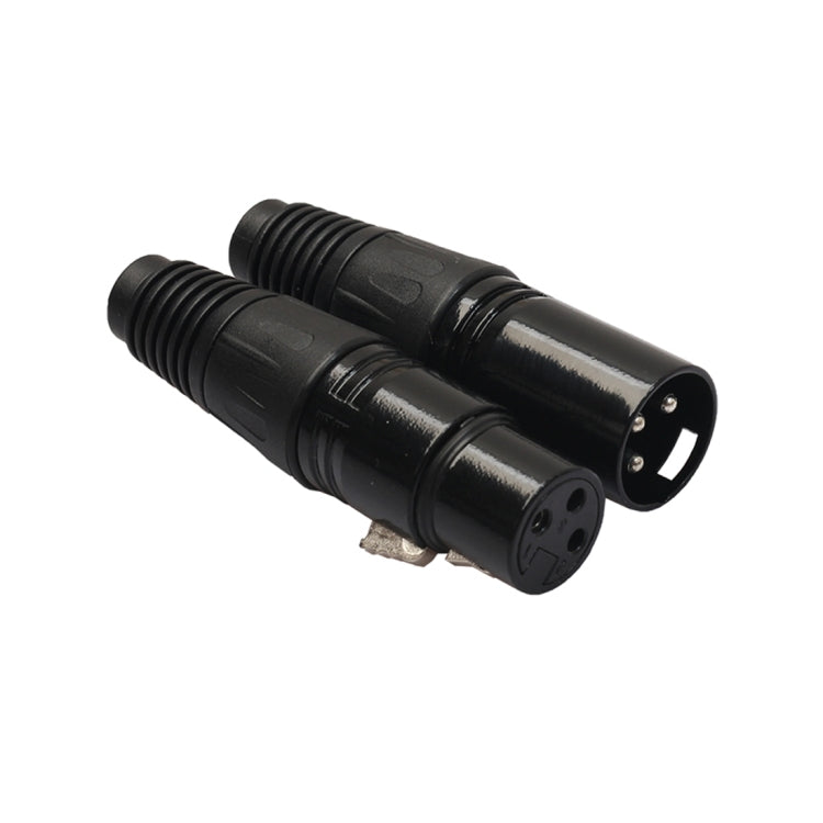 10 Pairs 3 Pin XLR Plug Male + Female Jack Mic Jack Plug Socket Connector, 10 Pairs
