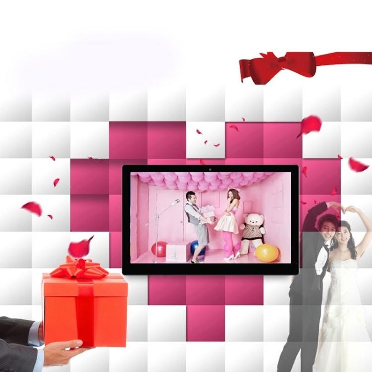 جهاز كمبيوتر الكل في واحد HSD-P514 بشاشة لمس LCD مقاس 18.5 بوصة مع حامل، 4 جيجابايت + 32 جيجابايت، نظام تشغيل أندرويد 14 RK3576S ثماني النواة، 18.5 بوصة 4 جيجابايت + 32 جيجابايت