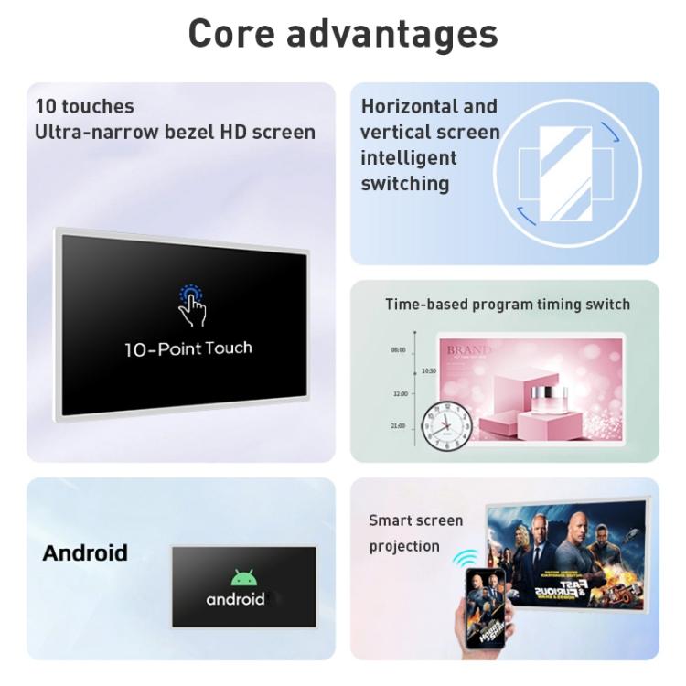 HSD3295T 32 inch IPS Display Advertising Machine Android 14 RK3576S 4GB+32GB
