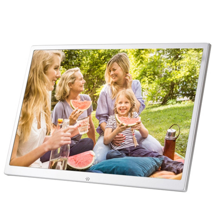 HSD1504 15.4 inch LED 1280x800 High Resolution Display Digital Photo Frame with Holder and Remote Control, Support SD / MMC / MS Card / USB Port, EU Plug(Gold), HSD1504 15.4 inch