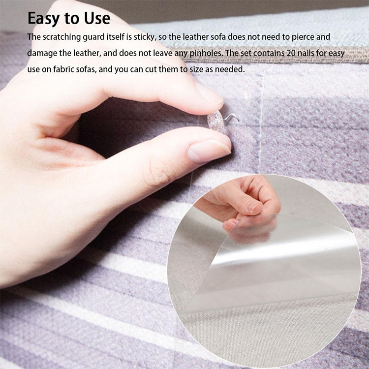 2pcs/pack Cat Scratch Protection PVC Sofa Anti-scratch Stickers , Size: 30x45cm, Size: 30x45cm