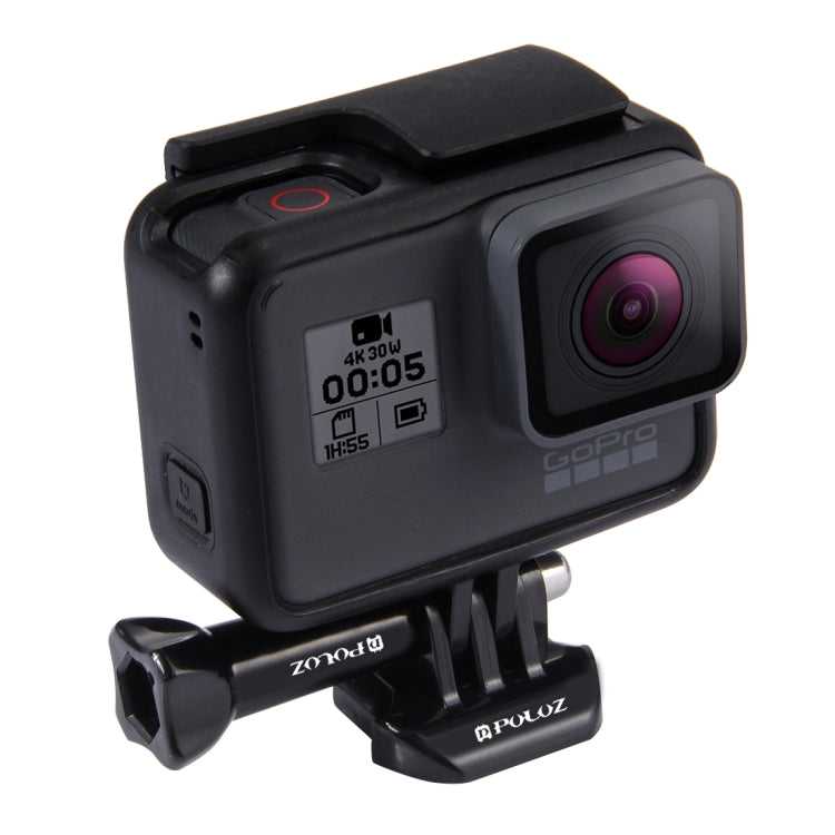 قطعتان من مشبك PULUZ الأفقي سريع الفك لكاميرات GoPro وInsta360 وDJI وغيرها من كاميرات الحركة، مشبك سريع الفك (قطعتان)