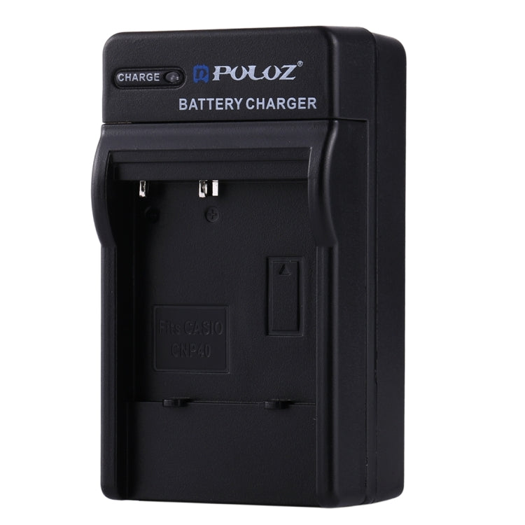 PULUZ Digital Camera Battery Car Charger for CASIO CNP40 Battery