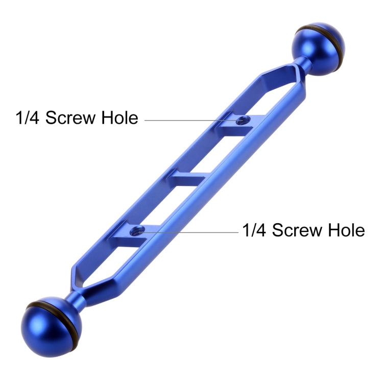 PULUZ 9.0 inch 22.8cm Aluminum Alloy Dual Balls Arm, Ball Diameter: 25mm