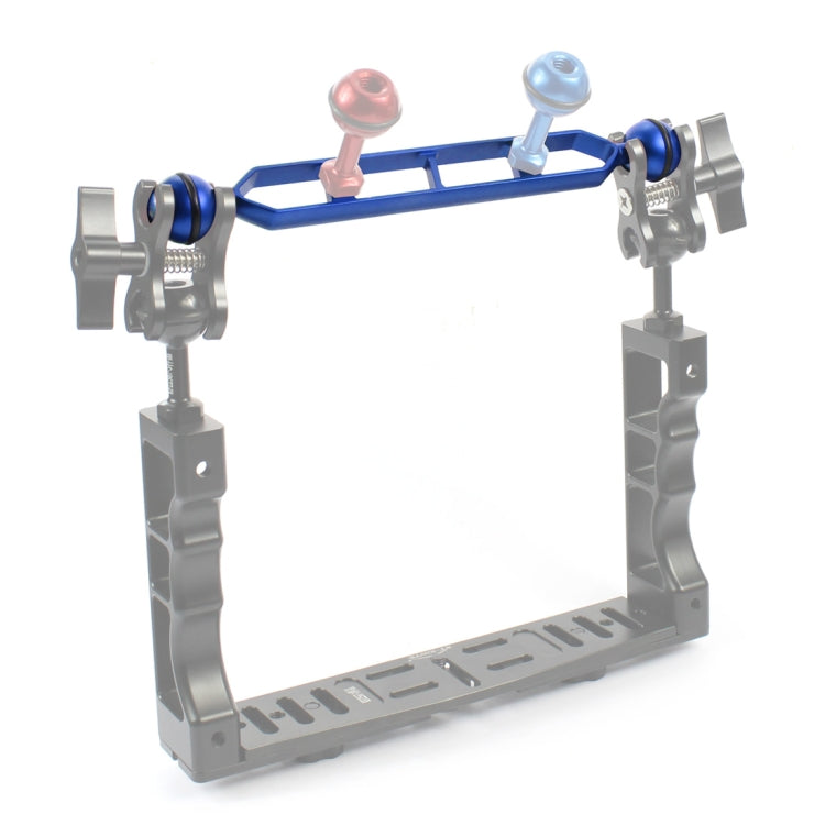 PULUZ 9.0 inch 22.8cm Aluminum Alloy Dual Balls Arm, Ball Diameter: 25mm