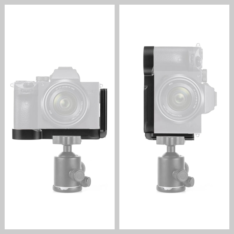 PULUZ 1/4 inch Vertical Shoot Quick Release L Plate Bracket Base Holder for Sony A7R / A7 / A7S