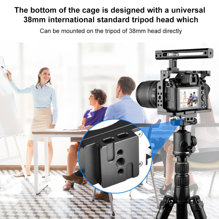 PULUZ Video Camera Cage Filmmaking Rig with Handle for Nikon Z6 / Z7