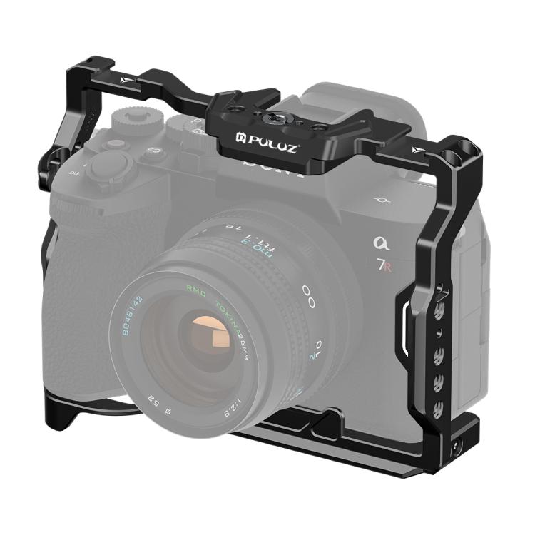 PULUZ Metal Camera Cage Stabilizer Rig for Sony A7 IV / ILCE-7M4 / A7M4 / A7M3 / A7R3 / A7R III / A7R5