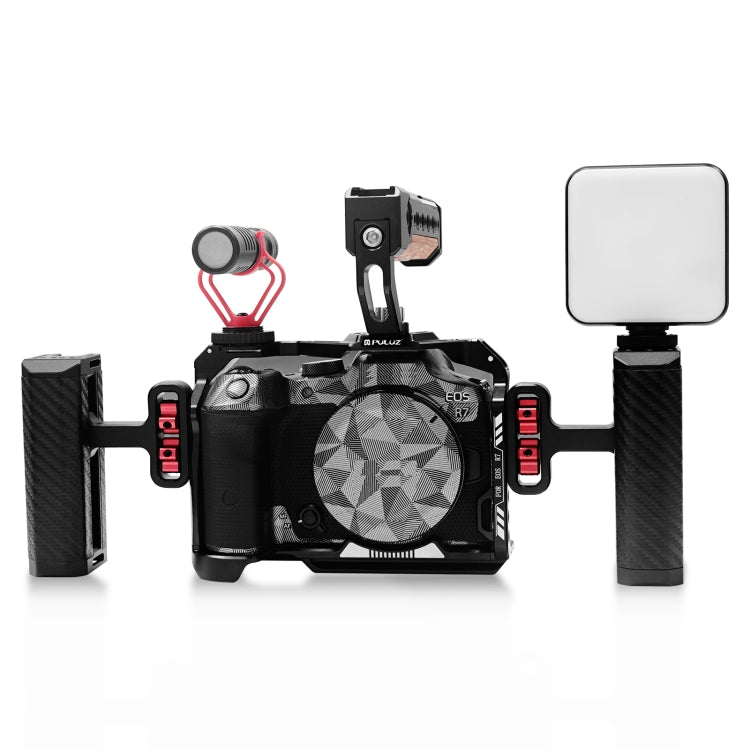 For Canon EOS R7 PULUZ Metal Camera Cage Stabilizer Rig