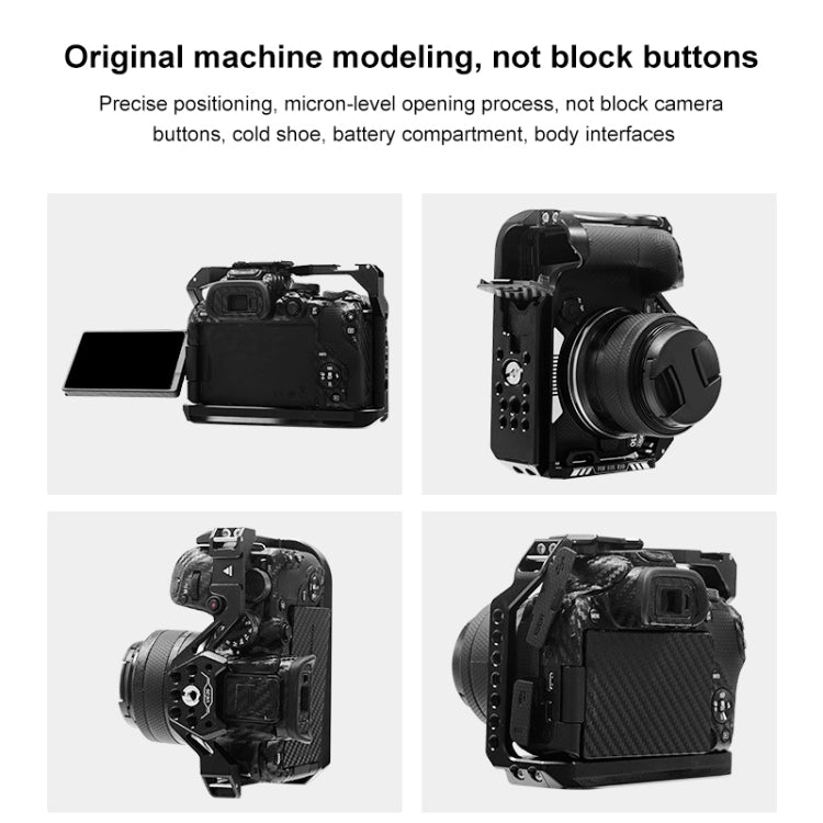 For Canon EOS R10 PULUZ Metal Camera Cage Stabilizer Rig