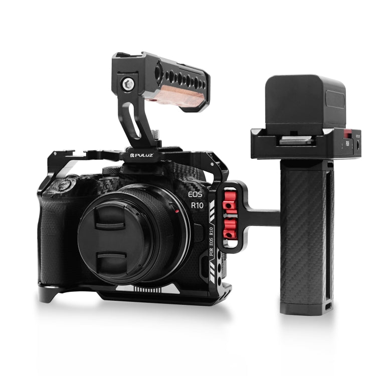 For Canon EOS R10 PULUZ Metal Camera Cage Stabilizer Rig