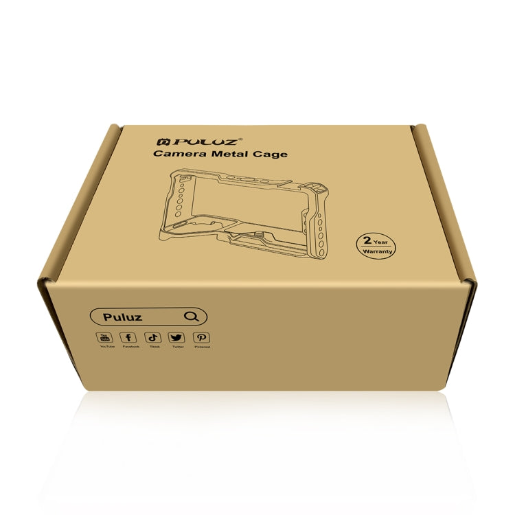 For Sony ILME-FX30 / FX3 PULUZ Metal Camera Cage Stabilizer Rig with NOTA Slider