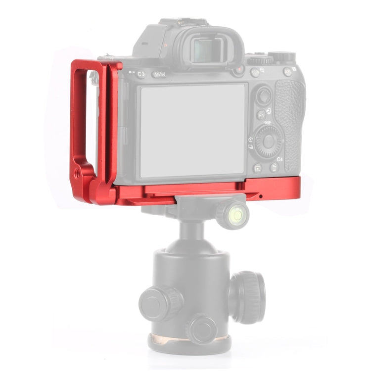PULUZ 1/4 inch Vertical Shoot Quick Release L Plate Bracket Base Holder for Sony A9 (ILCE-9) / A7 III/ A7R III