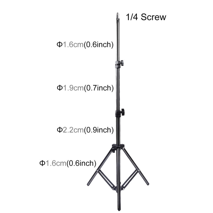 PULUZ 1.1m Height Tripod Mount Holder for Vlogging Video Light Live Broadcast Kits