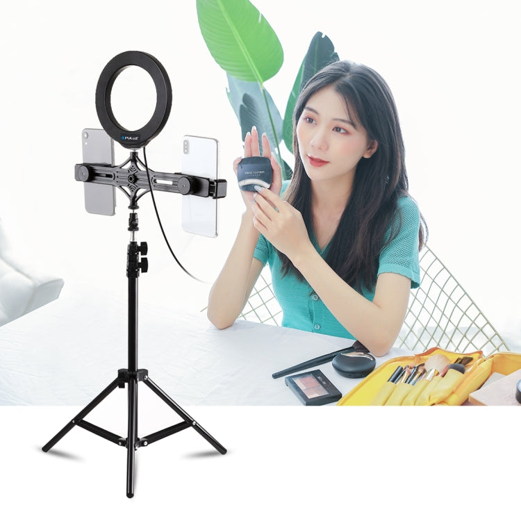 PULUZ 1.1m Height Tripod Mount Holder for Vlogging Video Light Live Broadcast Kits