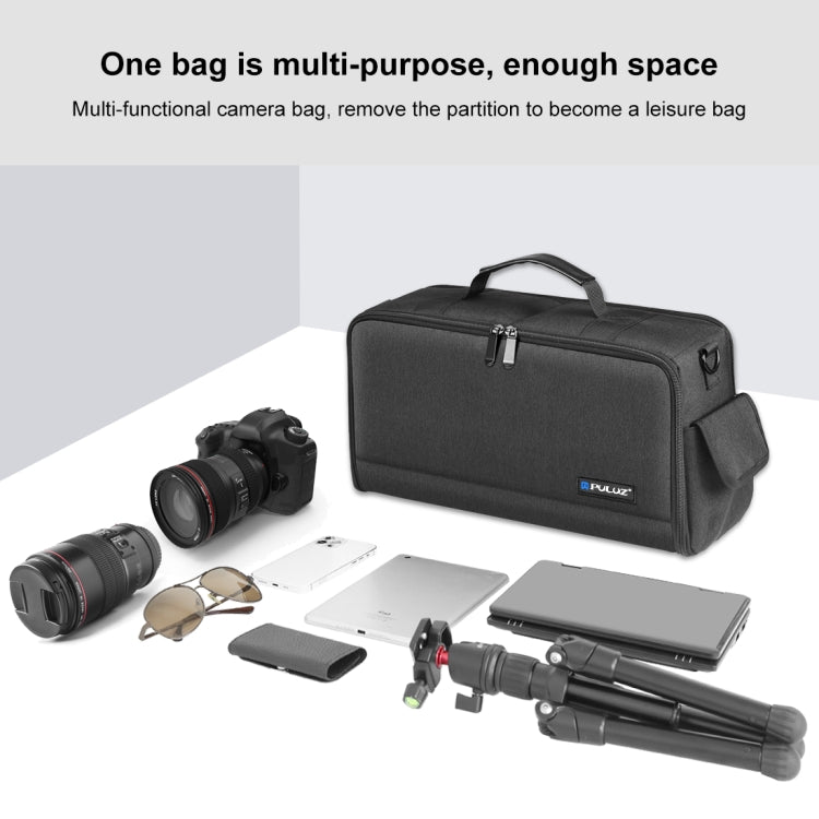PULUZ Portable Camera Crossbody Shoulder Bag Digital Storage Lens Bag