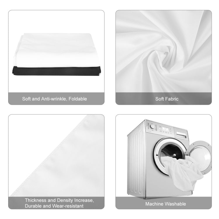 PULUZ 2m x 2m Photography Background Thickness Photo Studio Background Cloth Backdrop