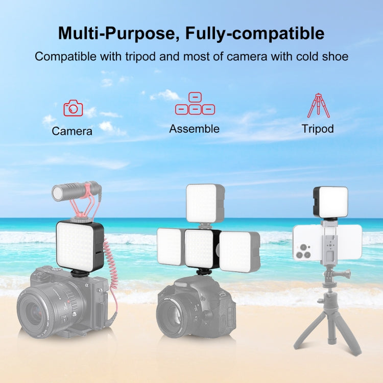 PULUZ 64 LED 5W Video Splicing Fill Light for Camera / Video Camcorder