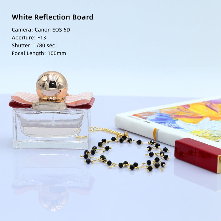 PULUZ 20cm Photography Acrylic Reflective Display Table Background Board