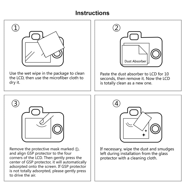 PULUZ 2.5D 9H Tempered Glass Film for Canon 5D Mark III, Compatible with Olympus SH50, Pentax K3 / K3II / 645Z, Sony HX7 / HX9 / HX100 / WX9 / HX30 / HX200 / W670 / W630 / WX100