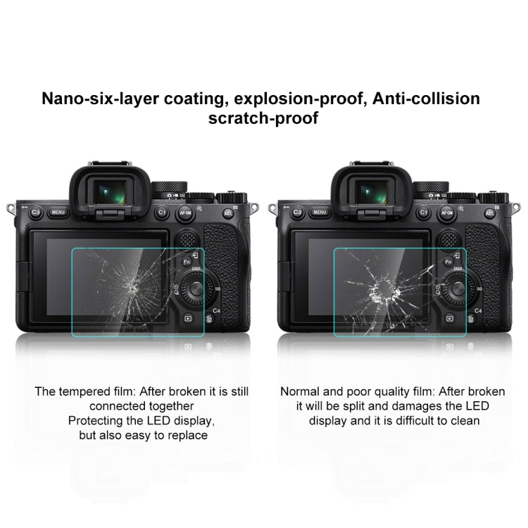 PULUZ 2.5D 9H Tempered Glass Film for Sony Alpha 7 IV / A7 IV / ILCE-7M4 / A7M4