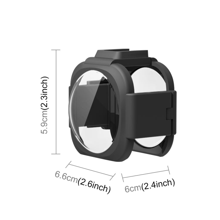 غطاء حماية عدسة PULUZ لكاميرا Insta360 ONE RS إصدار 360 مقاس 1 بوصة، واقي عدسة مطور