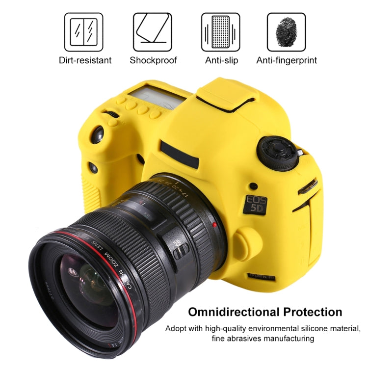 PULUZ Soft Silicone Protective Case for Canon EOS 5D Mark III / 5D3